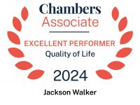 Chambers Associate: Excellent Performer - Quality of LIfe